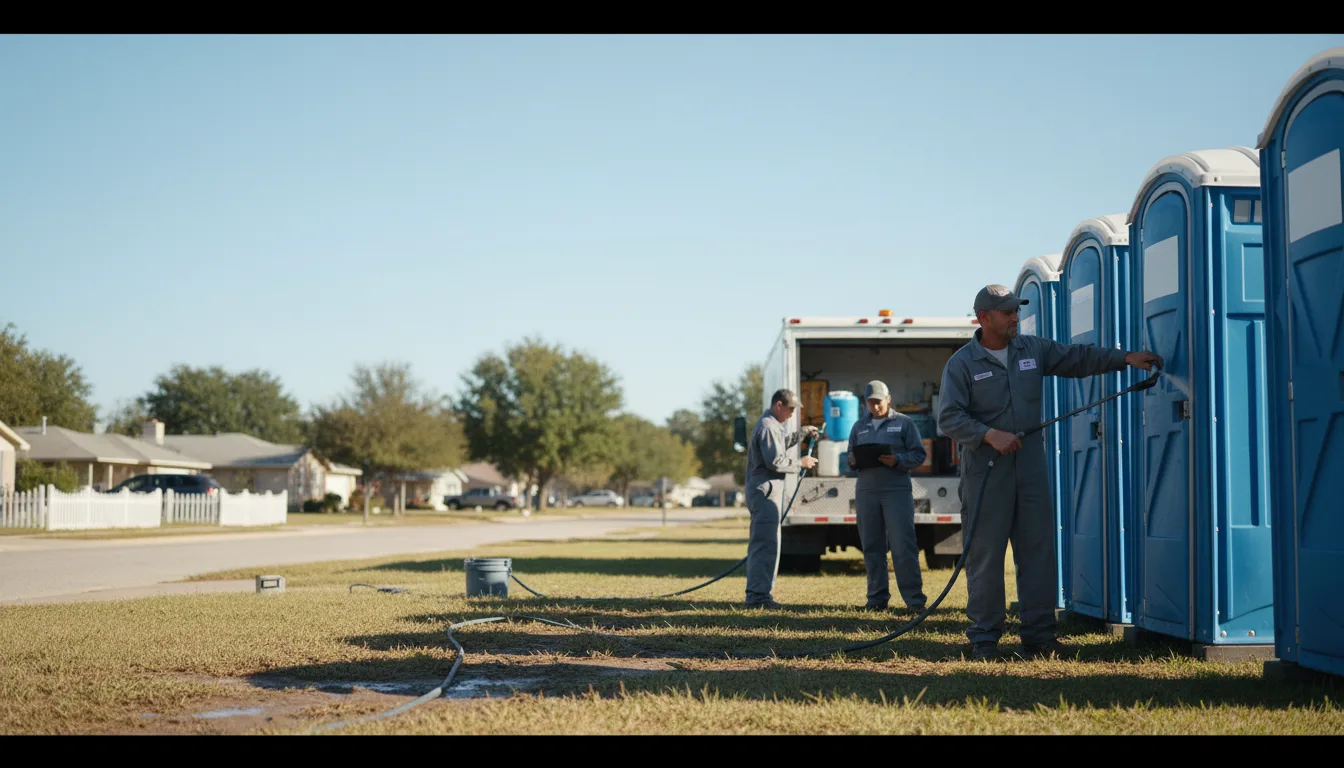 Long-Term Portable Toilet Rental in Hallsboro, NC near me